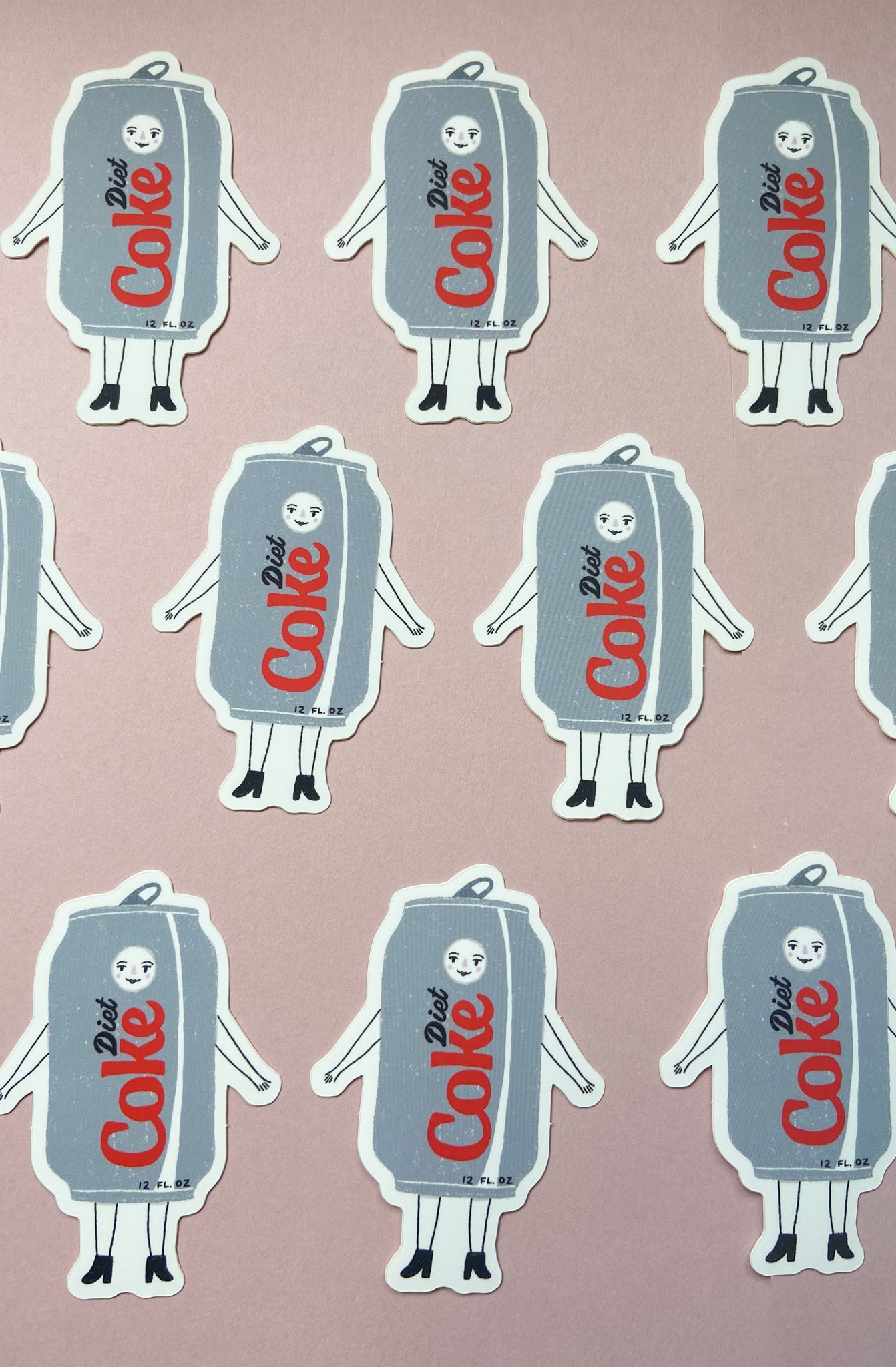 Diet Coke Deanne Sticker, 2x3 in.