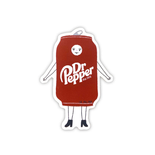 Dr. Pepper Girl Sticker, 2x3 in.